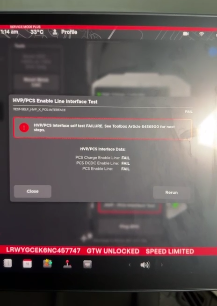 Tesla Charge Port Fault