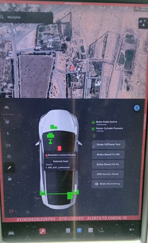 Tesla Thermal System Error